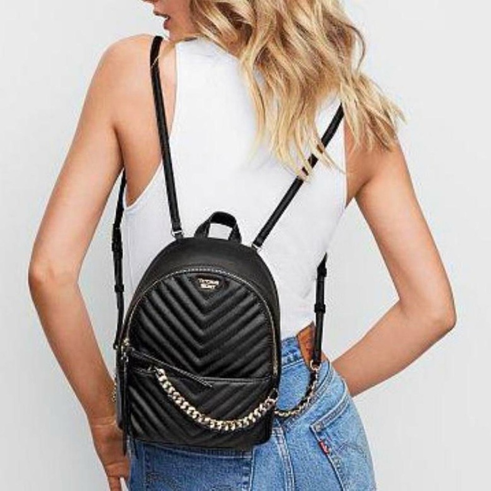 Victoria Secret Mini Quilted Backpack 🌹 - Picture 5 of 5